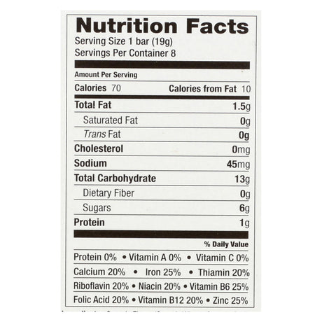 Earth's Best Sunny Days Apple Bars 4.69 Oz Pack of 6 - Cozy Farm 