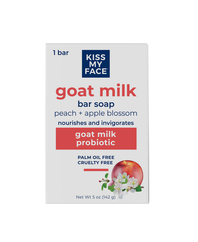 Kiss My Face Goat Milk & Papaya Brightening Soap - 5 Oz - Cozy Farm 