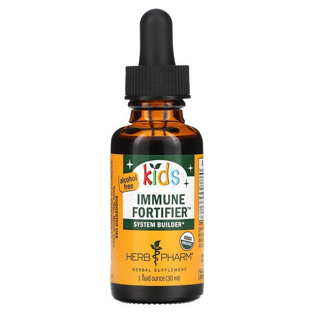 Herb Pharm Kids Immune Fort - Liquid Herbal Extract for Daily Immune Support - 1 oz - Cozy Farm 