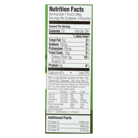 Mamma Chia Green Magic Vitality Squeeze Snack Pack of 6 - 3.5 oz. Each - Cozy Farm 