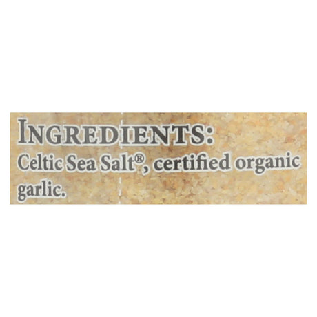 Celtic Sea Salt (Pack of 6) - 3 Oz Garlic Flavored Sea Salt - Cozy Farm 