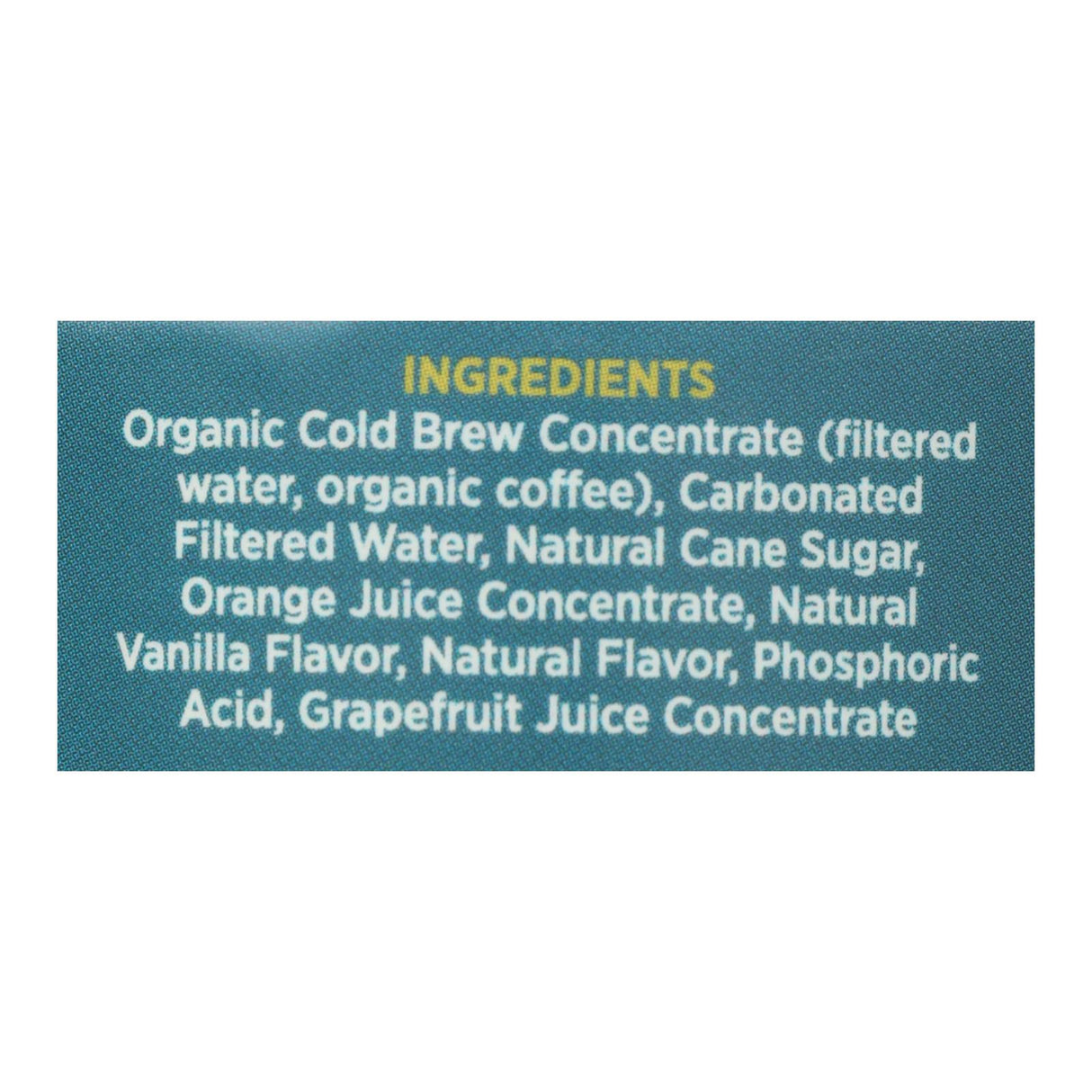 Slingshot Coffee Citrus Vanilla Cream Coffee Soda (Pack of 12) 8 Fl Oz - Cozy Farm 