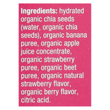 Mamma Chia Organic Vitality Snack Squeeze - Strawberry Banana 3.5 Oz, Pack of 6 - Cozy Farm 