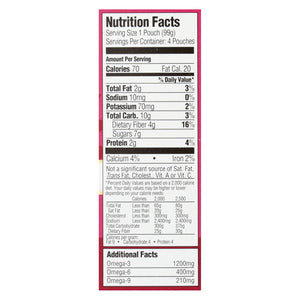 Mamma Chia Organic Vitality Snack Squeeze - Strawberry Banana 3.5 Oz, Pack of 6 - Cozy Farm 