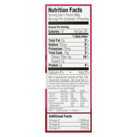 Mamma Chia Organic Vitality Snack Squeeze - Strawberry Banana 3.5 Oz, Pack of 6 - Cozy Farm 