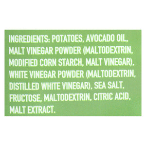 Boulder Canyon Kettle Chips Malt Vinegar and Sea Salt, 5.25 Oz. (Pack of 12) - Cozy Farm 