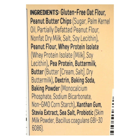 Flapjacked&trade; Flapjacked, Mighty Muffin With Probiotics, Peanut Butter - Case Of 12 - 1.94 Oz - Cozy Farm 