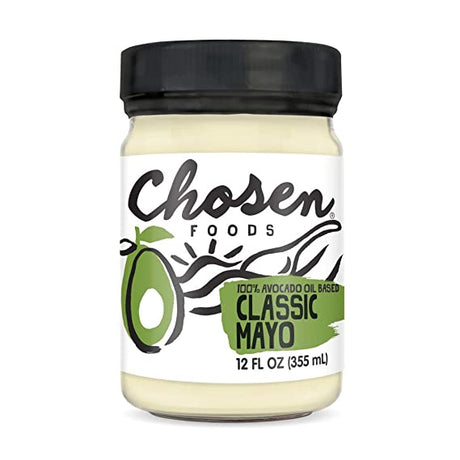 Chosen Foods Classic Mayonnaise 12 Fl Oz (Pack of 6) - Cozy Farm 