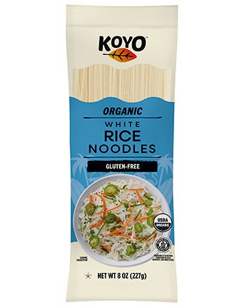 Koyo White Rice Noodles, 8 Oz (Pack of 12) - Cozy Farm 