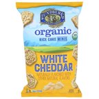 Lundberg Family Farms - Rice Crackers, Mini White Cheddar (Pack of 6 - 5 Oz) - Cozy Farm 
