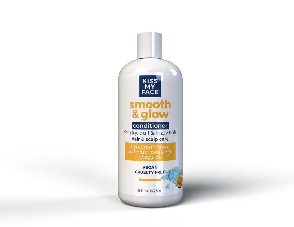 Kiss My Face Smooth & Glow Conditioner - 16 Fl Oz - Cozy Farm 