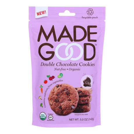 Made Good Double Chocolate Cookies, 5 Oz - Pack of 6 - Cozy Farm 