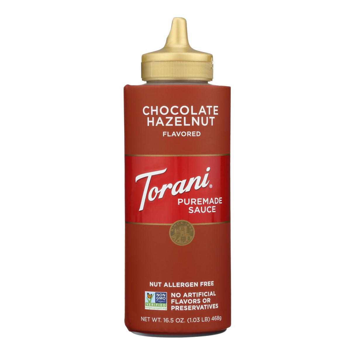 Torani Puremade Chocolate Hazelnut Sauce - 16.5 Fl Oz (4-Pack) - Cozy Farm 