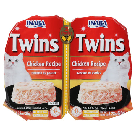 Inaba Chicken Twins Cat Food, 2.46 Oz, Case of 8 - Cozy Farm 