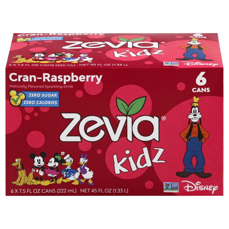 Zevia - Kidz Cran Raspbry Sparkling - Case Of 4-6/7.5 Fz - Cozy Farm 