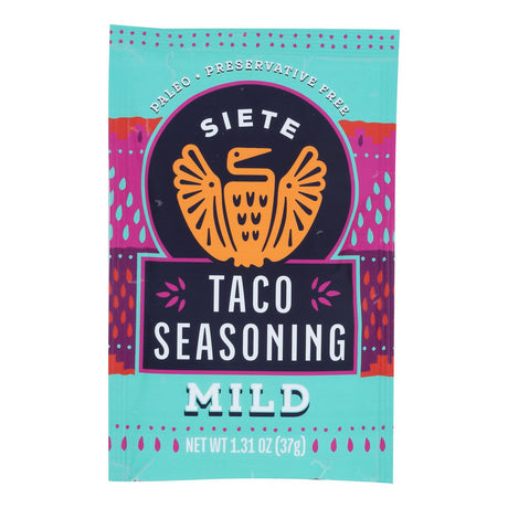Siete Mild Mexican Taco Seasoning - Pack of 12 Convenient 1.31 Oz Packets - Cozy Farm 