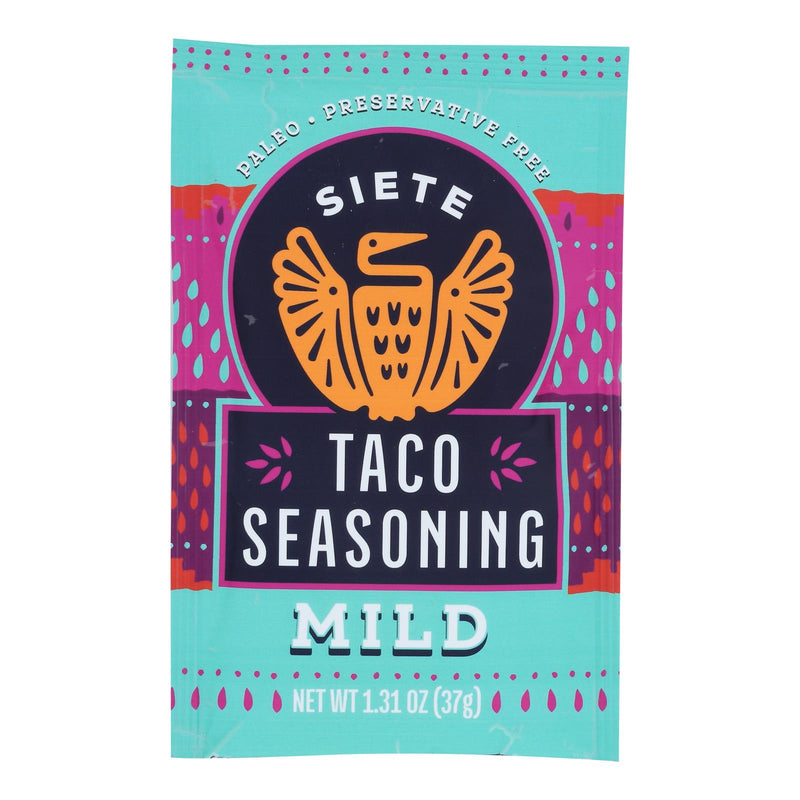 Siete Mild Taco Seasoning - 12 Pack of 1.31 Oz - Cozy Farm 