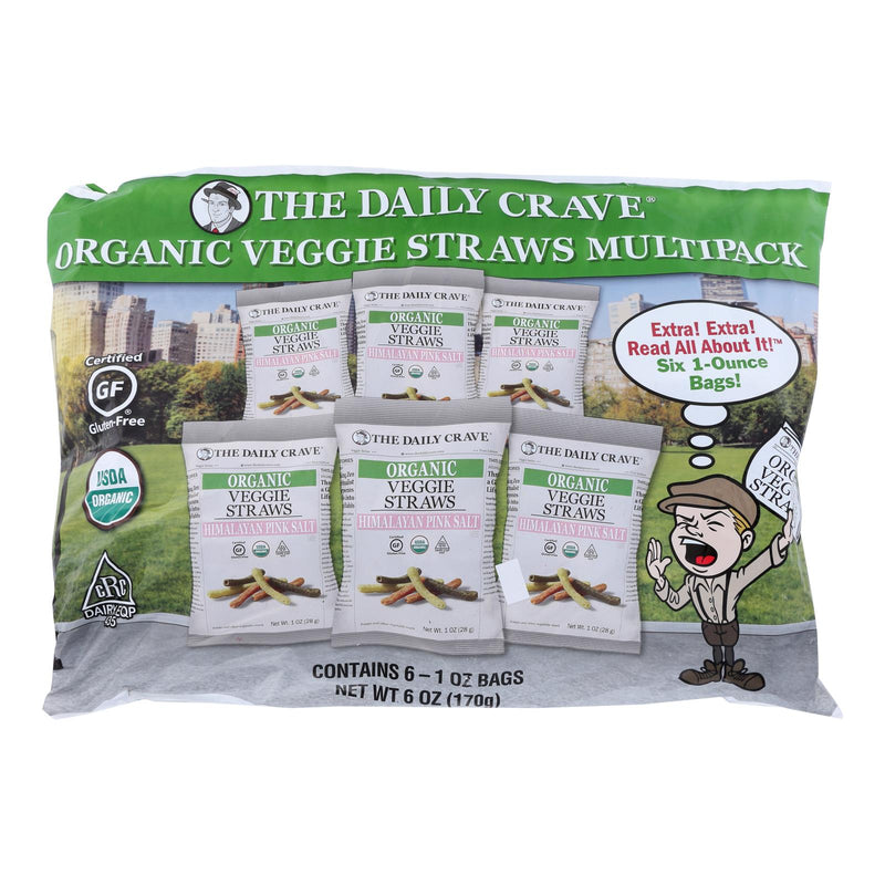 The Daily Crave - Veggie Straw Mltpck - Case Of 4-6/1 Oz - Cozy Farm 