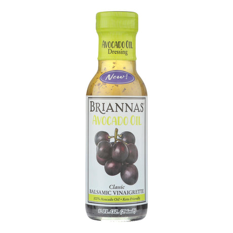 Brianna's Signature Classic Balsamic Salad Dressing - 10 Fl Oz - Pack of 6 - Cozy Farm 