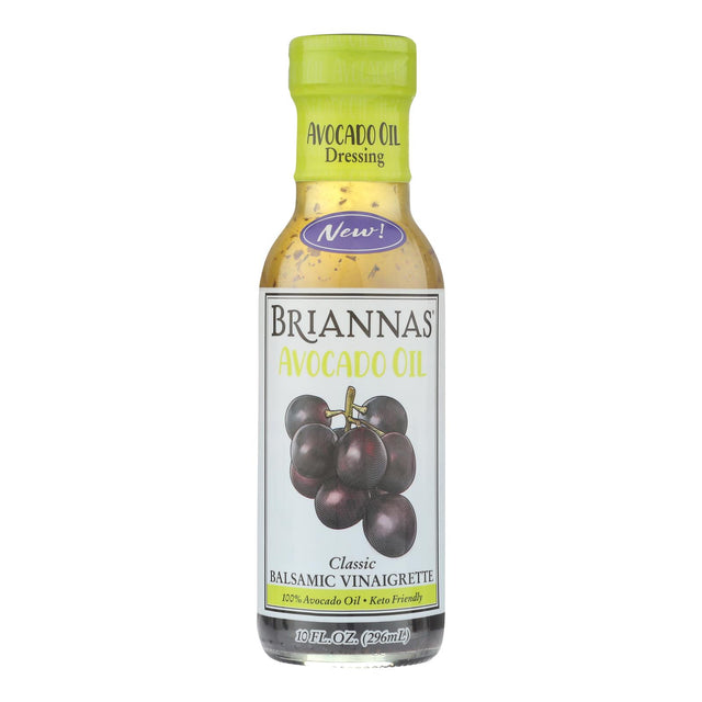 Brianna's Signature Classic Balsamic Salad Dressing - 10 Fl Oz - Pack of 6 - Cozy Farm 
