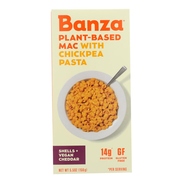 Banza Vegan Mac and Cheese with Chickpea Pasta (Case of 6 - 5.5 Oz) - Cozy Farm 