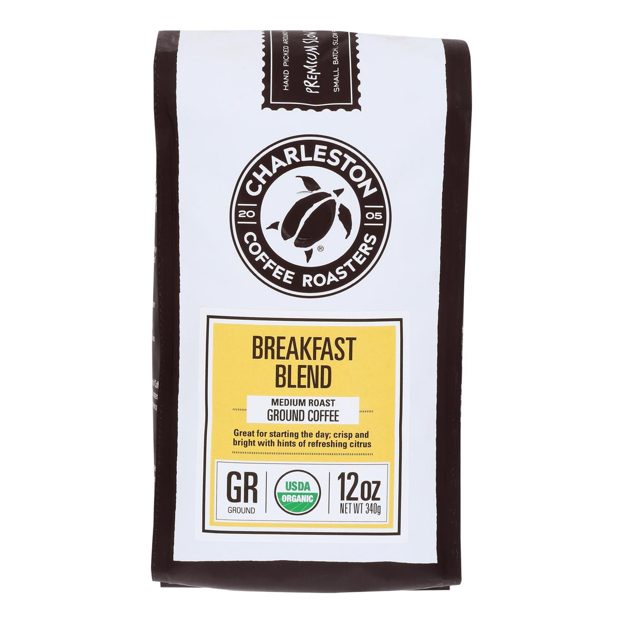 Charleston Coffee Roasters Breakfast Blend Ground Coffee, 6 Pack, 12 Oz. Bags - Cozy Farm 