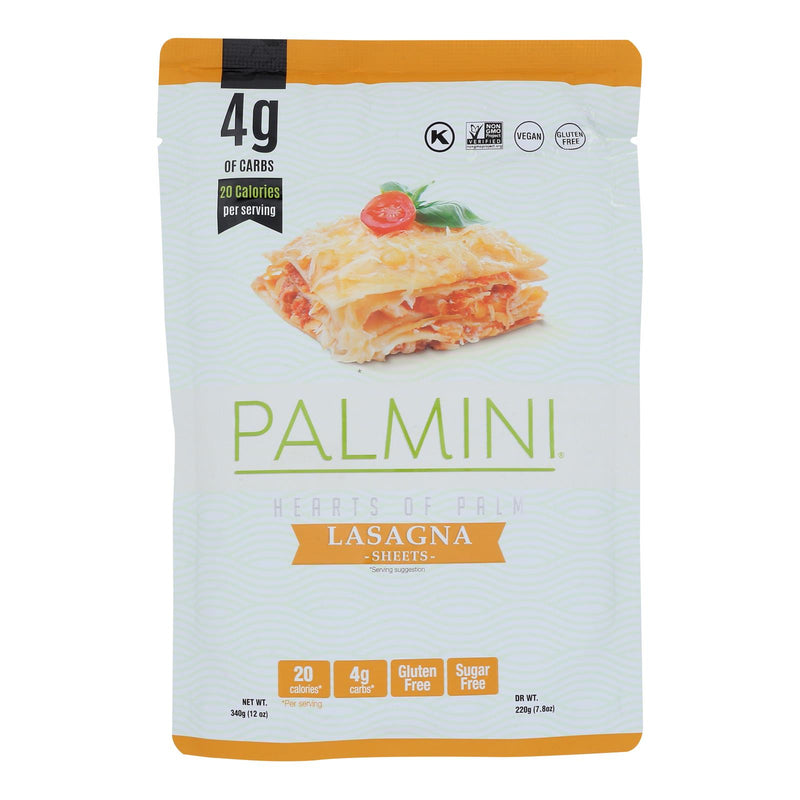 Palmini Lasagna Sheets - Hearts/Palm - Case of 6 - 12 Oz - Cozy Farm 