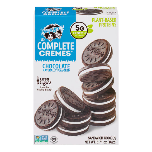 Lenny & Larry's Creme Cookies Chocolate - Case of 9 - 5.71 Oz. Each - Cozy Farm 