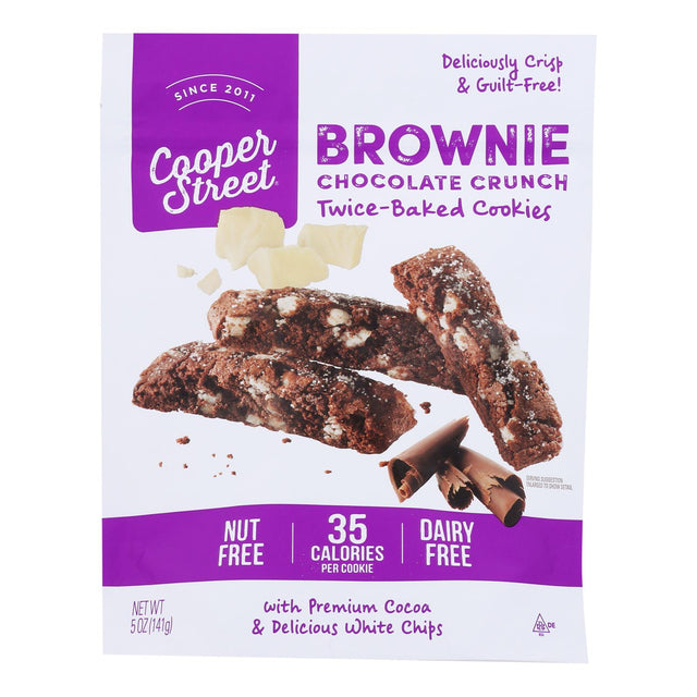 Cooper Street Cookies Chocolate Crunch Brownies, 5 Oz (Pack of 6) - Cozy Farm 