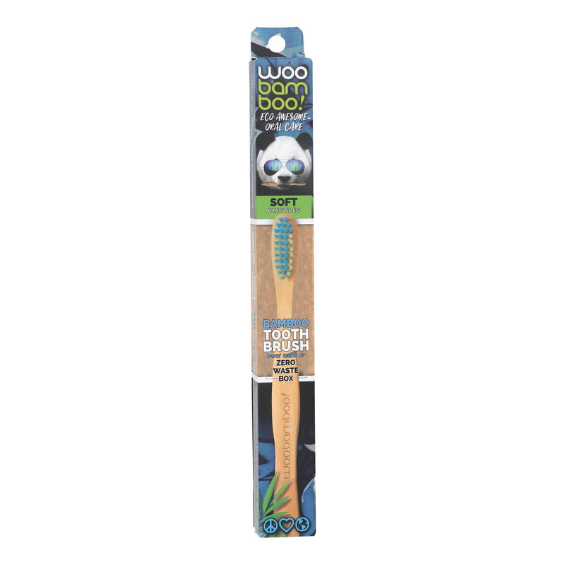 Woobamboo TB Adult Soft Toothbrushes - 12-Pack - Cozy Farm 