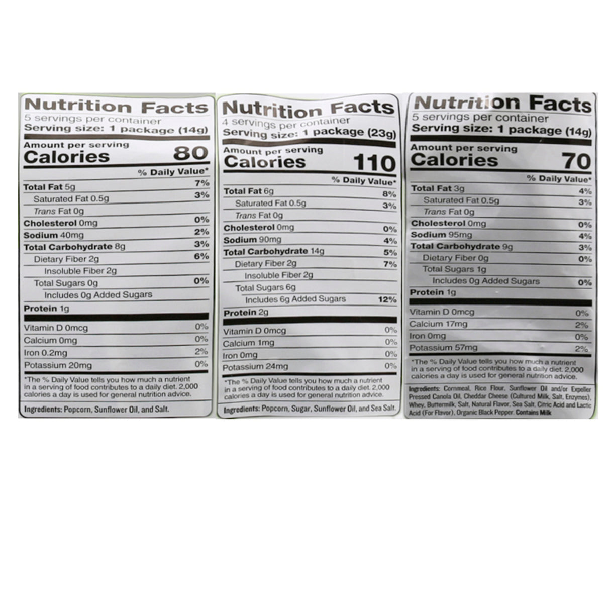 Skinny Pop Pirate's Booty Popcorn Family Snack Variety Pack, 3-pack (8.2 oz Each) - Cozy Farm 