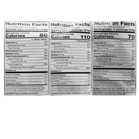 Skinny Pop Pirate's Booty Popcorn Family Snack Variety Pack, 3-pack (8.2 oz Each) - Cozy Farm 