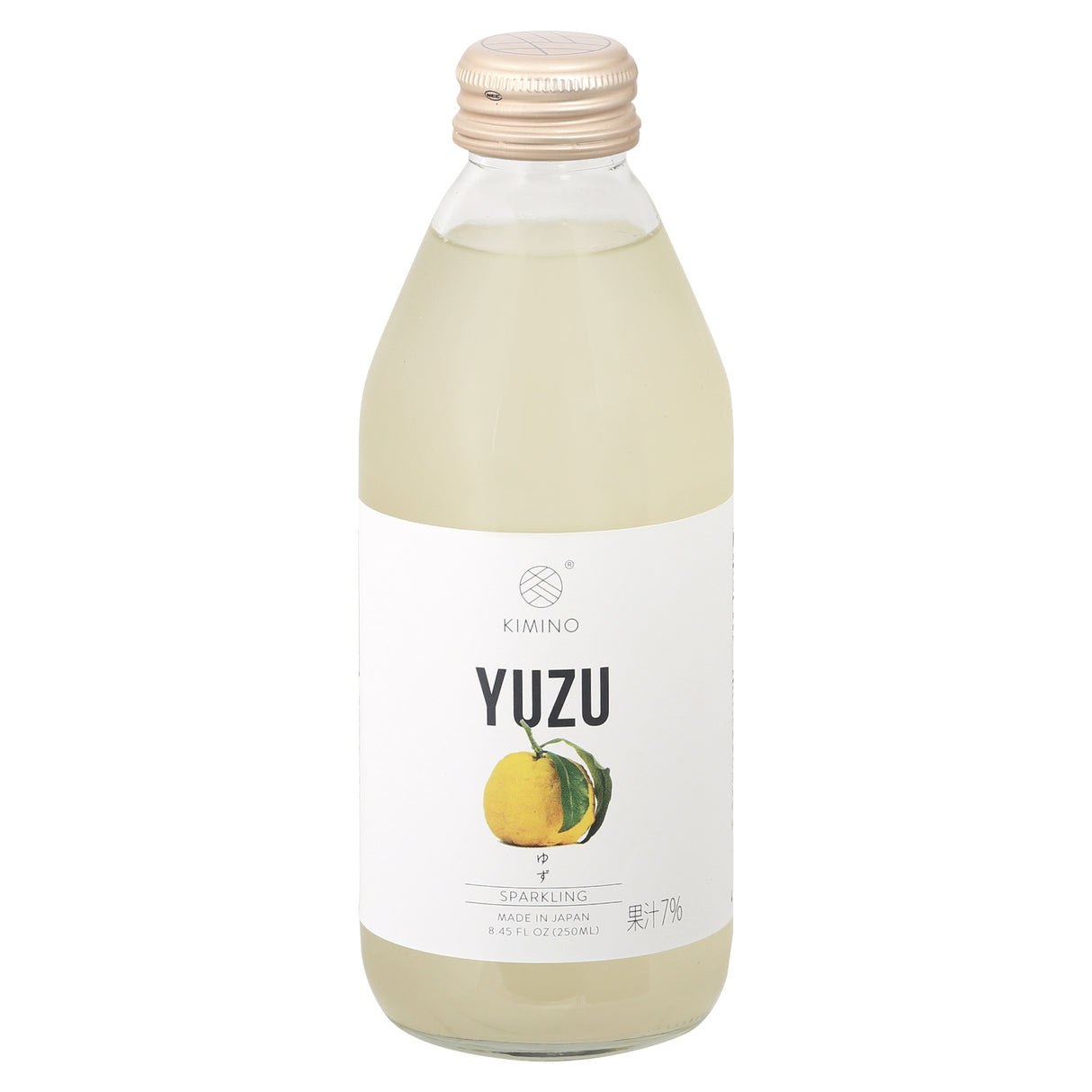 Kimino Sparkling Yuzu Drink, Case of 12 - 8.45 Oz Cans - Cozy Farm 