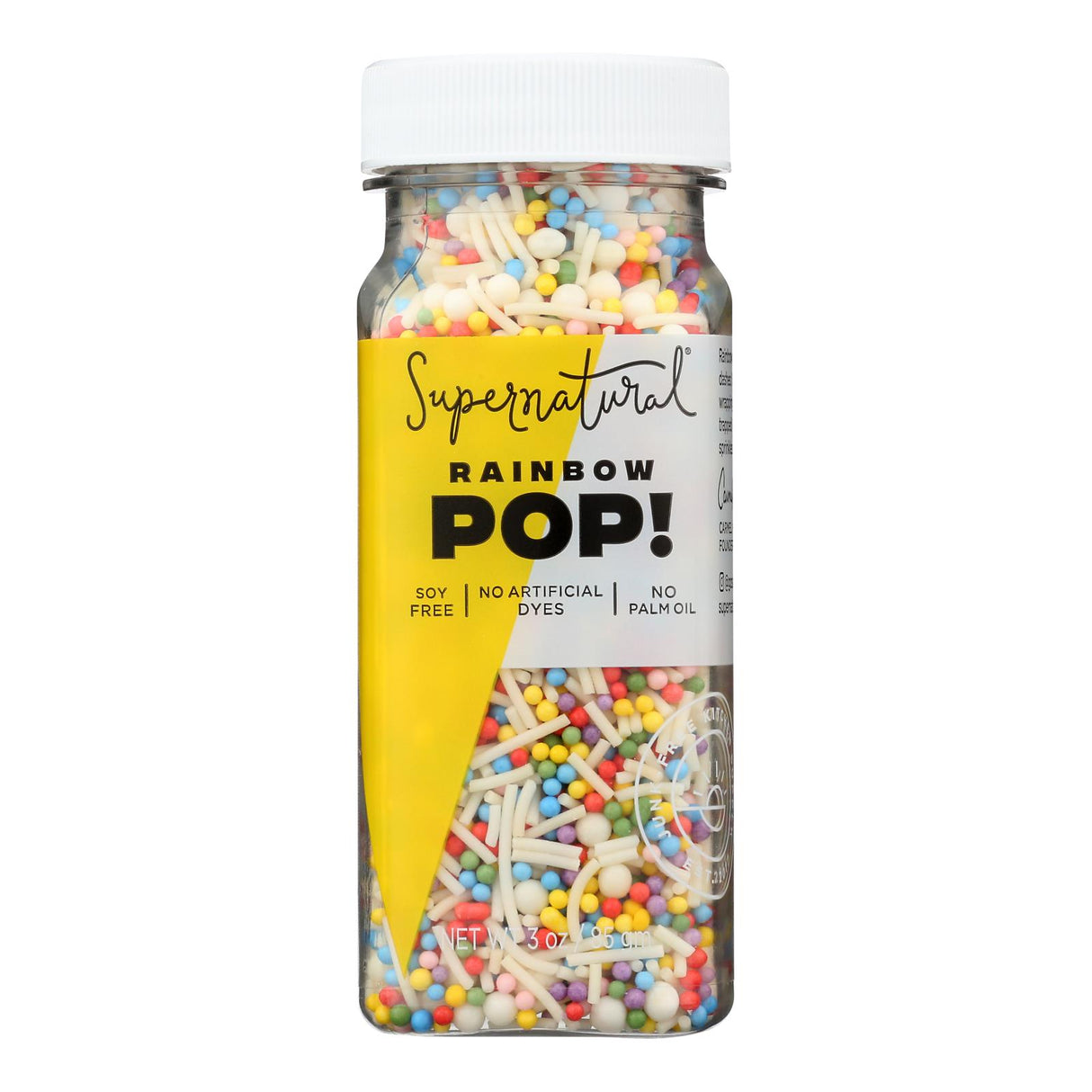 Supernatural Sprnkl Rainbow Pop 3 Oz Case of 6 - Cozy Farm 