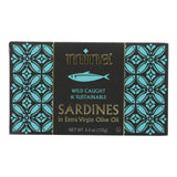 Mina Sardines in Extra Virgin Olive Oil, 4.4 Oz Pack of 12 - Cozy Farm 