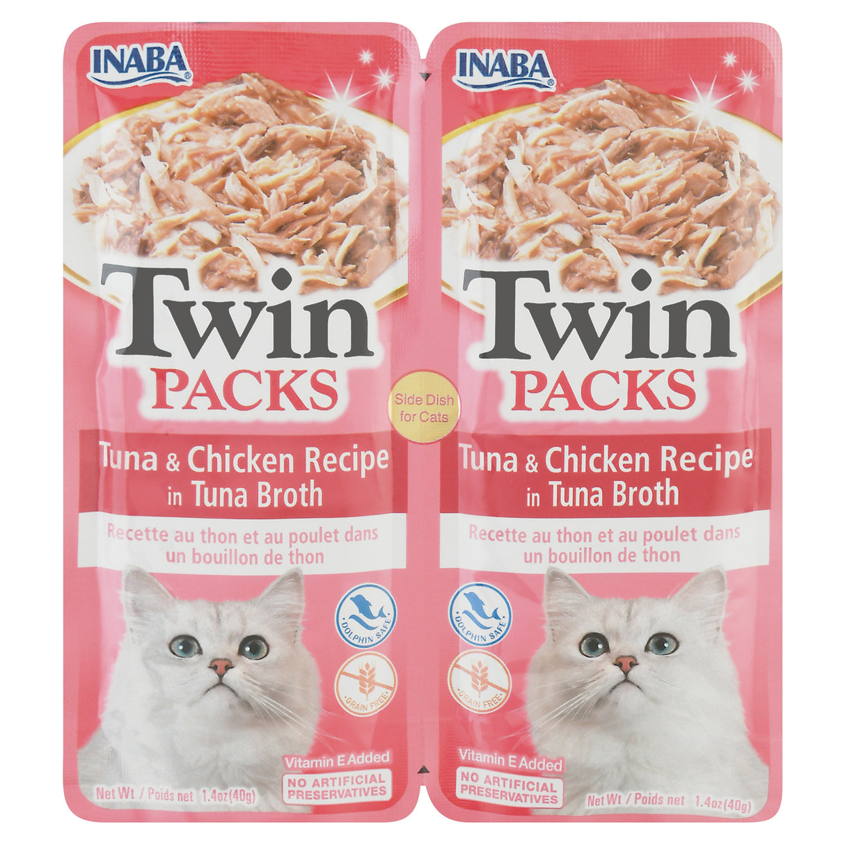 Inaba Chicken & Tuna Twin Packs, Case of 8 - 2.8 oz - Cozy Farm 
