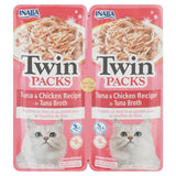 Inaba Chicken & Tuna Twin Packs, Case of 8 - 2.8 oz - Cozy Farm 