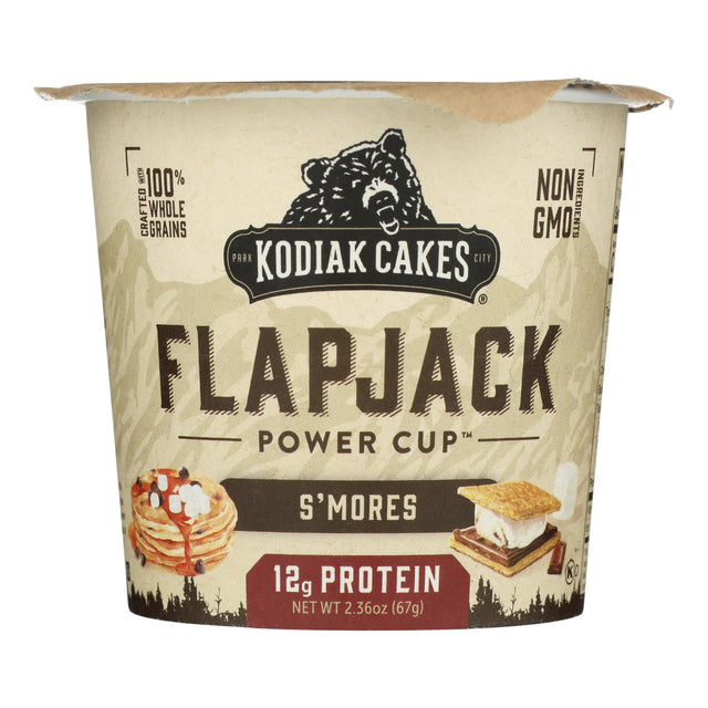 Kodiak Cakes Smores Flapjack Cup - 2.36 Oz - Pack of 12 - Cozy Farm 