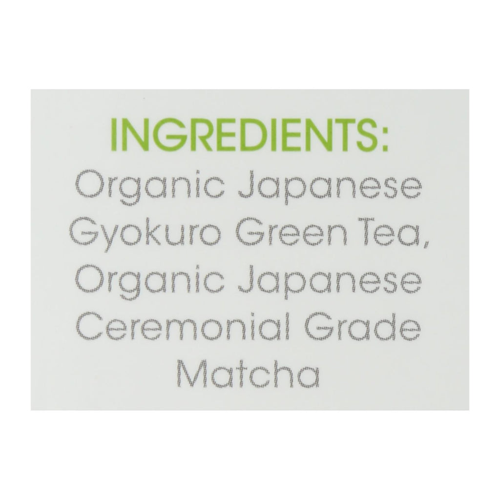 Aiya - Tea Matcha Infus Gyok - Case Of 6-20 Gr - Cozy Farm 