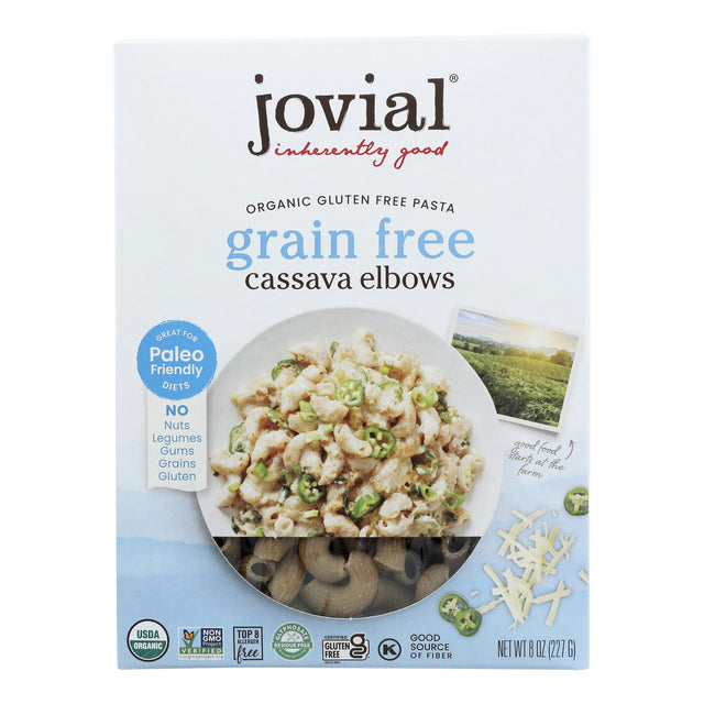 Jovial Organic Cassava Elbows Pasta - Gluten-Free - 8 Oz (Case of 6) - Cozy Farm 