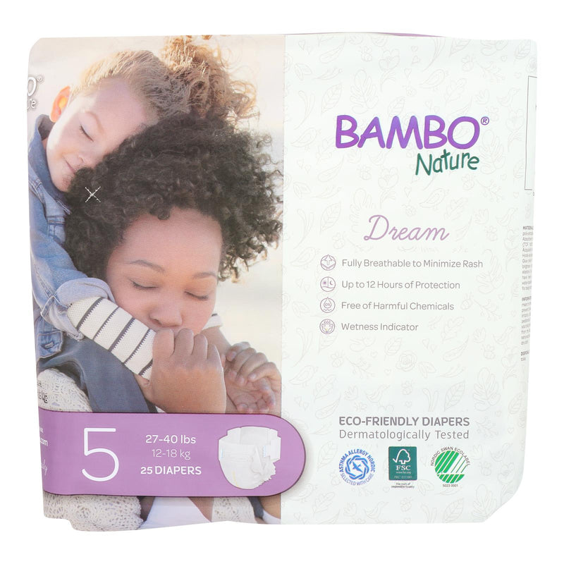 Bambo Nature Diaper Size 5 - Case of 6 (25 Ct) - Cozy Farm 