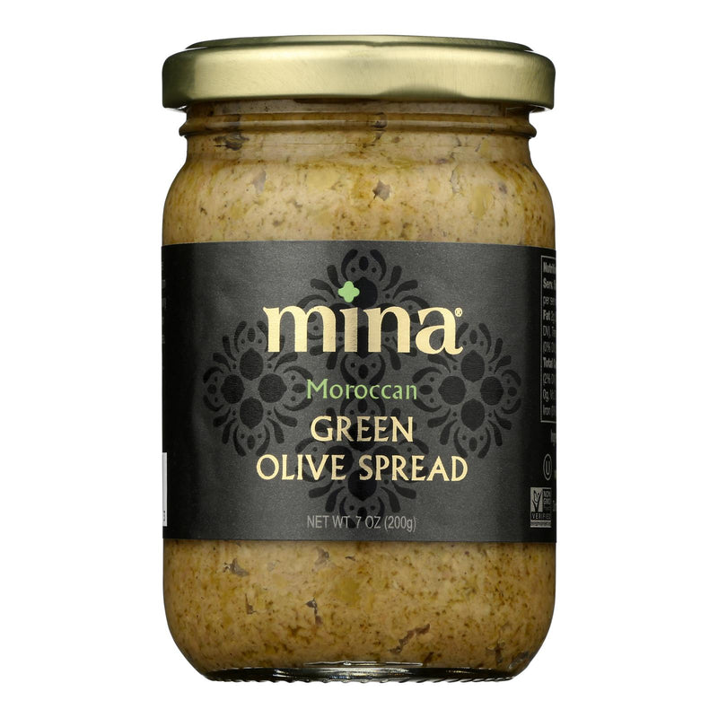 Mina Spread Green Olive - Case of 6 - 7 Oz - Cozy Farm 