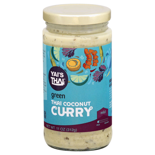 Yai's Thai Green Thai Coconut Curry, 11 Ounce - Case of 6 - Cozy Farm 