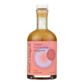 Acid League Living Vinegar: Toasted Thai Coconut, 10.1 oz - 6 Pack - Cozy Farm 