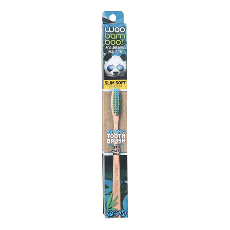 Woobamboo Toothbrush Slim Soft - 12-Count Case - Cozy Farm 