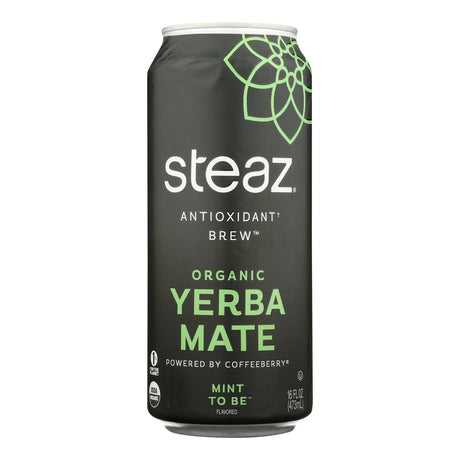 Steaz Yerba Mate Mountain Cranberry, Case of 12 - 16 fl. oz. Cans - Cozy Farm 