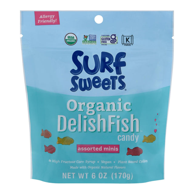 Surf Sweets Delishfish Candy - 6 Oz Mini, Case of 8 - Cozy Farm 