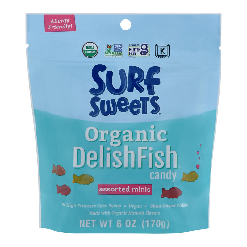 Surf Sweets Candy Delishfish Mini - 6 Oz, Case of 8 - Cozy Farm 