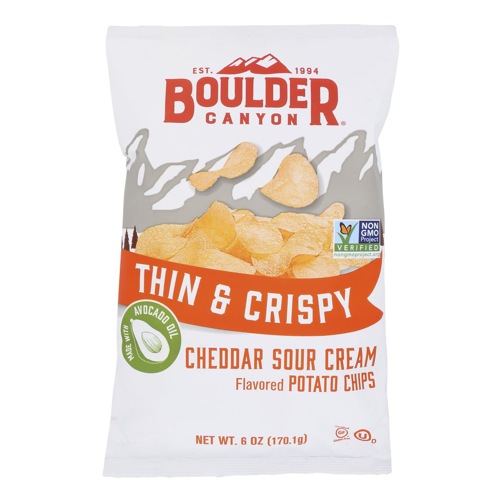 Boulder Canyon - Chip Ched Sr Cream Avo Oil - Case Of 12-6 Oz - Cozy Farm 