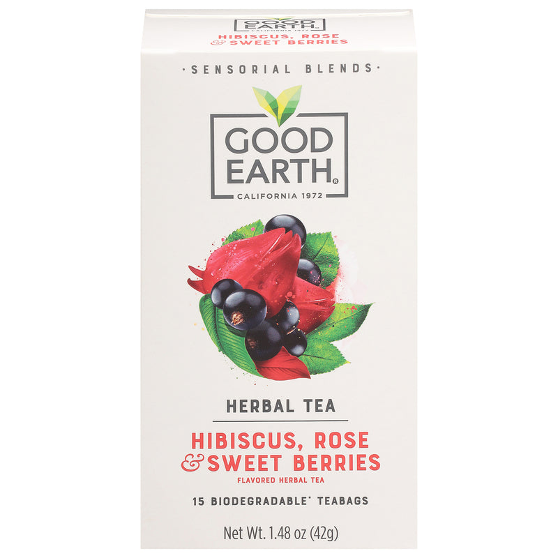 Good Earth - Tea Hibs Rse Sweet Berry - Case Of 5-15 Ct - Cozy Farm 